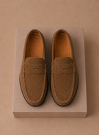 Areleon | Men’s Suede Driving Loafers Soft Comfortable Slip-On Shoes