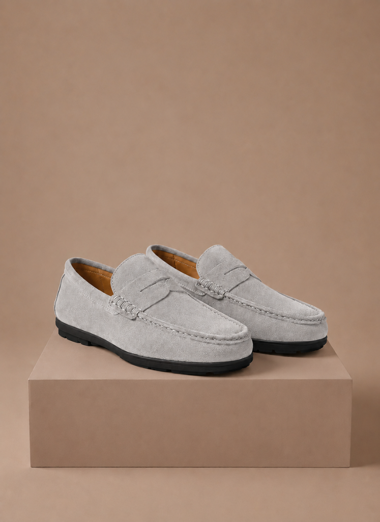 Areleon | Men’s Suede Driving Loafers Soft Comfortable Slip-On Shoes