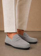 Areleon | Men’s Suede Driving Loafers Soft Comfortable Slip-On Shoes