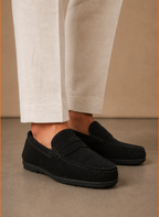 Areleon | Men’s Suede Driving Loafers Soft Comfortable Slip-On Shoes
