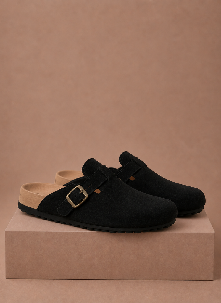 Areleon | Men’s Suede Slip-On Clogs for Comfortable Everyday Wear