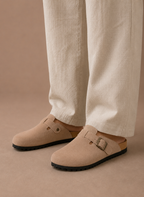 Areleon | Men’s Suede Slip-On Clogs for Comfortable Everyday Wear