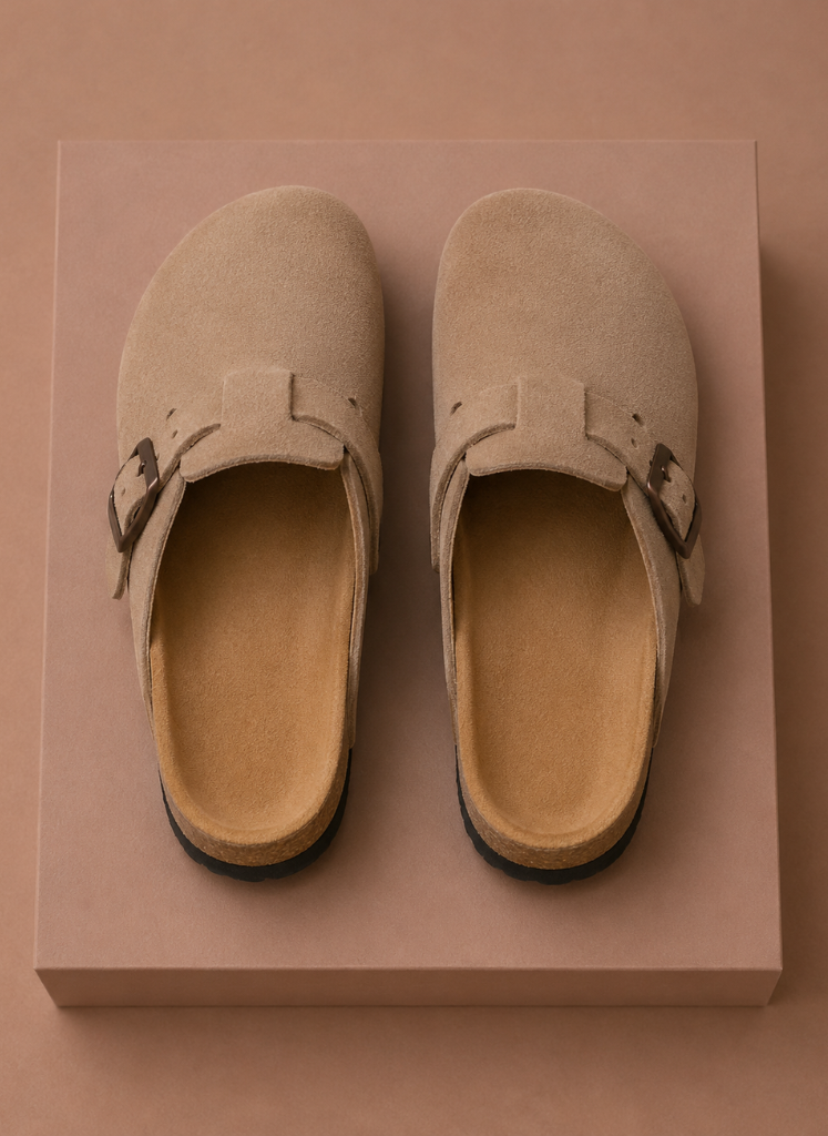 Areleon | Men’s Suede Slip-On Clogs for Comfortable Everyday Wear