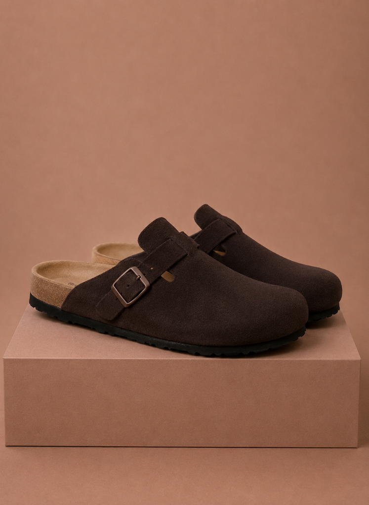 Areleon | Men’s Suede Slip-On Clogs for Comfortable Everyday Wear