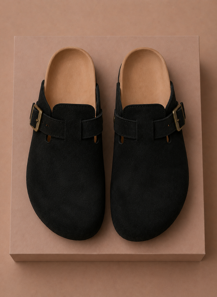Areleon | Men’s Suede Slip-On Clogs for Comfortable Everyday Wear