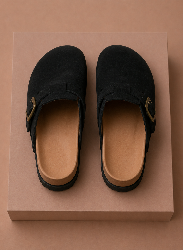 Areleon | Men’s Suede Slip-On Clogs for Comfortable Everyday Wear