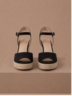 Areleon | Women’s Espadrille Wedge Sandals Elegant  Suede