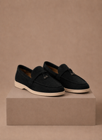 Areleon | Women's Suede Penny Loafers Classic Slip-On Shoes