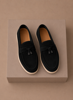 Areleon | Women's Suede Penny Loafers Classic Slip-On Shoes