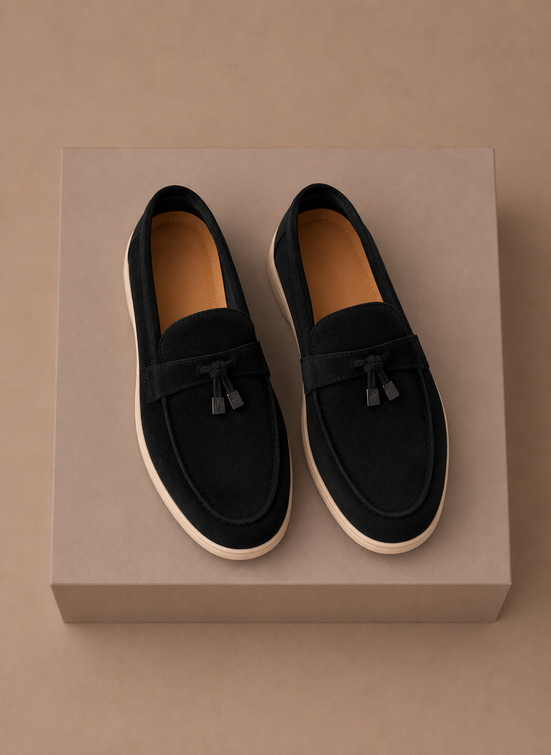 Areleon | Women's Suede Penny Loafers Classic Slip-On Shoes