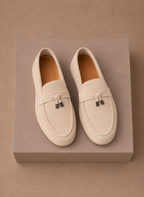 Areleon | Women's Suede Penny Loafers Classic Slip-On Shoes