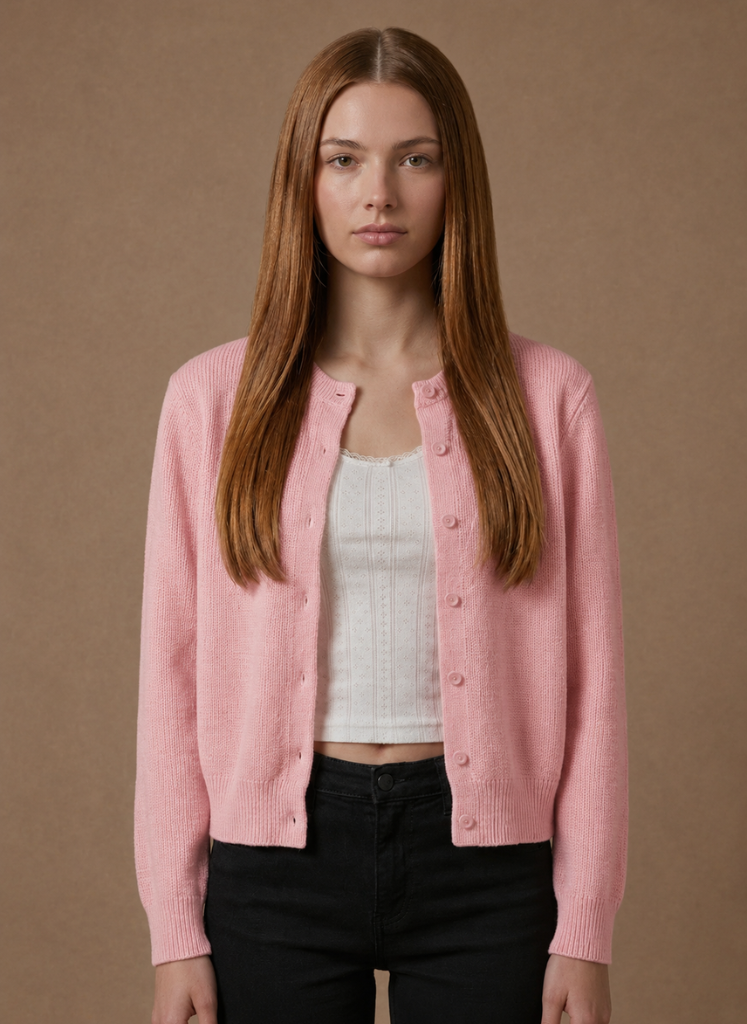 Areleon | Women’s Cropped Knit Cardigan Jacket – Lightweight Spring Layer