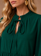 Areleon | Women’s Elegant Mini Dress Long Sleeve Loose Fit Daily Wear