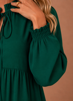 Areleon | Women’s Elegant Mini Dress Long Sleeve Loose Fit Daily Wear