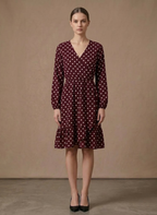 Areleon | Women’s Polka Dot Mini Dress Lightweight Comfortable Summer Dress