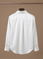 Areleon | Women’s Satin Button Shirt Long Sleeve Casual Elegant Blouse