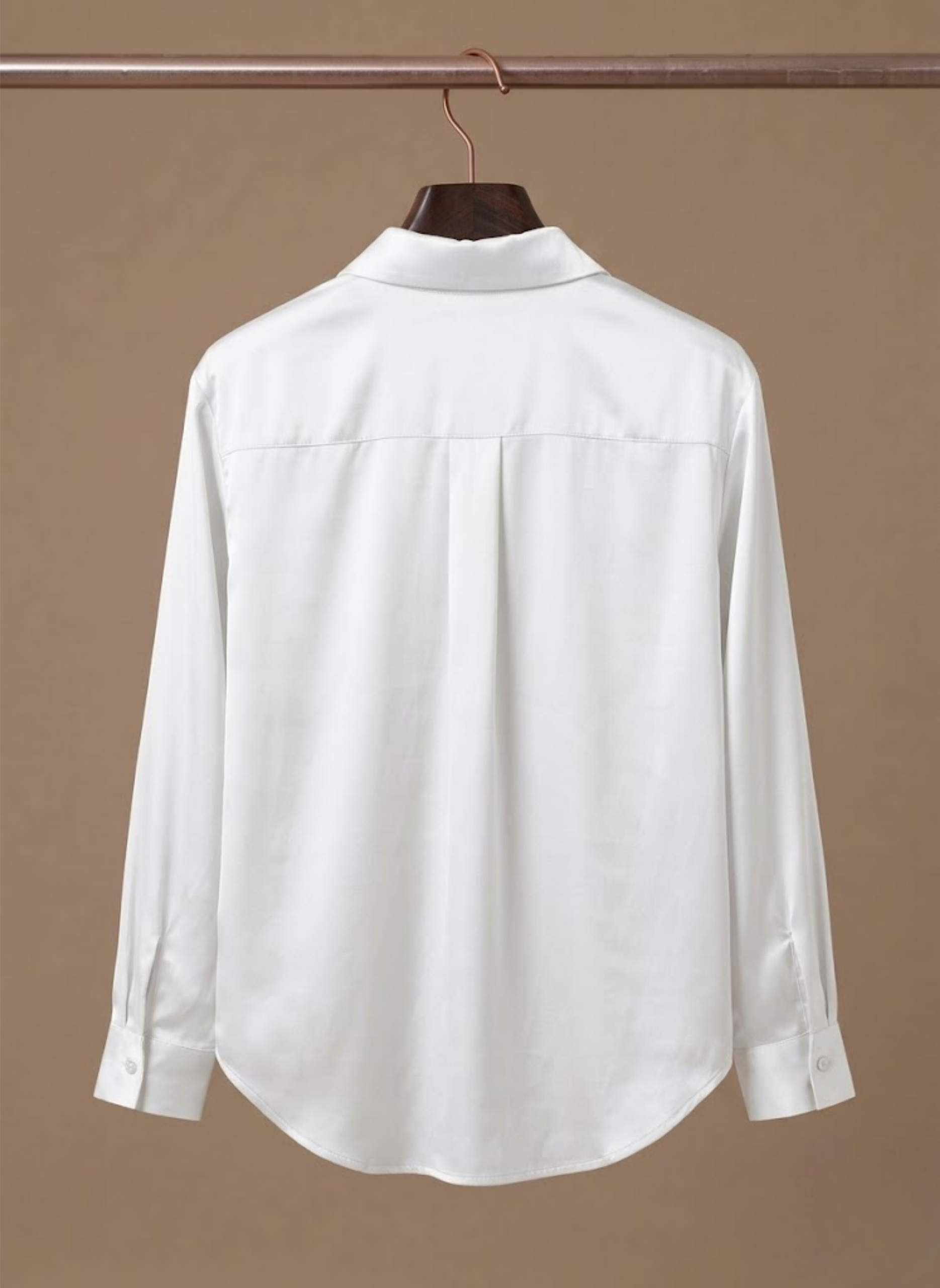 Areleon | Women’s Satin Button Shirt Long Sleeve Casual Elegant Blouse