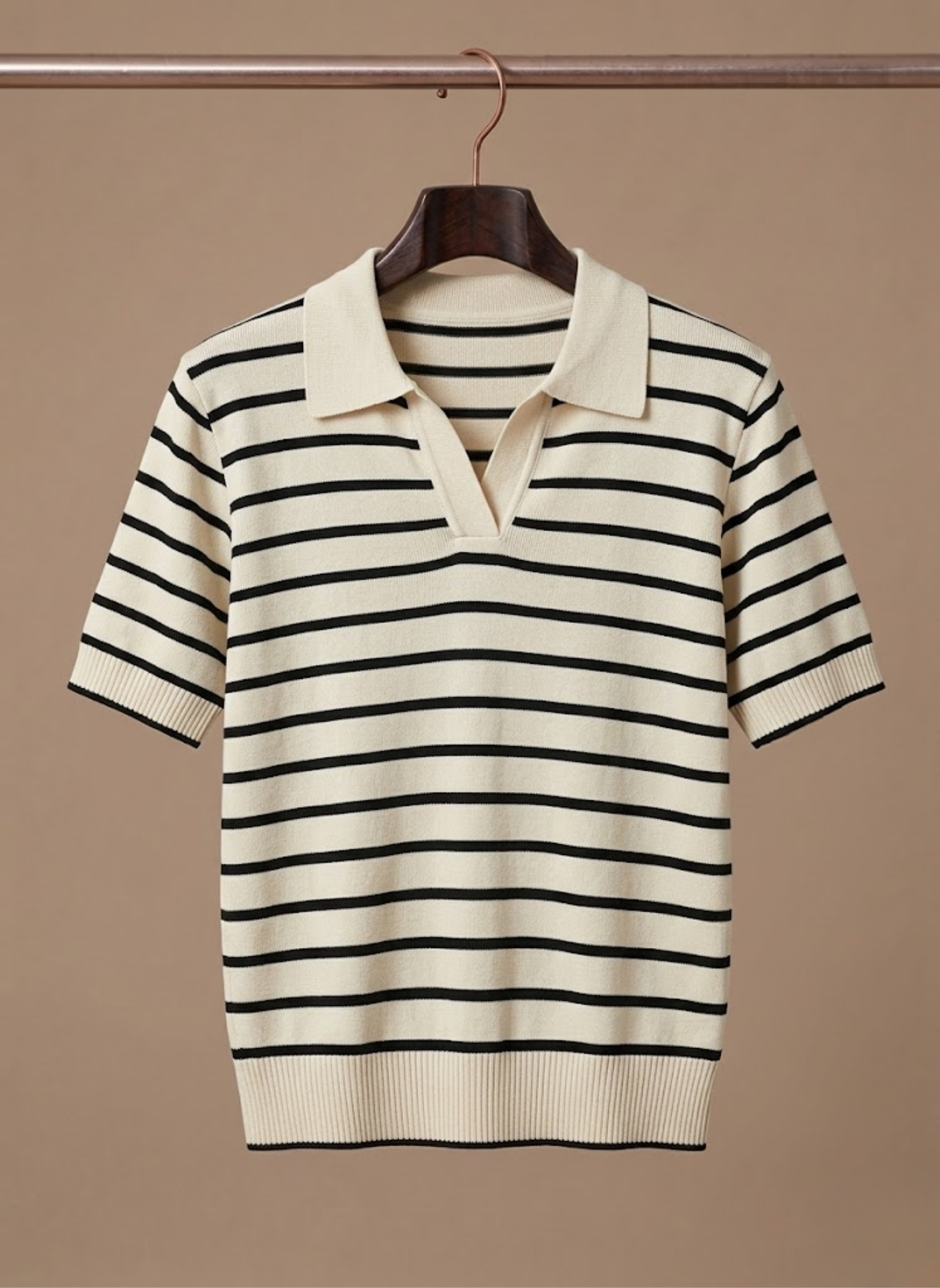 Areleon | Women’s Short Sleeve Knit Polo Sweater – Soft Cotton Summer Top