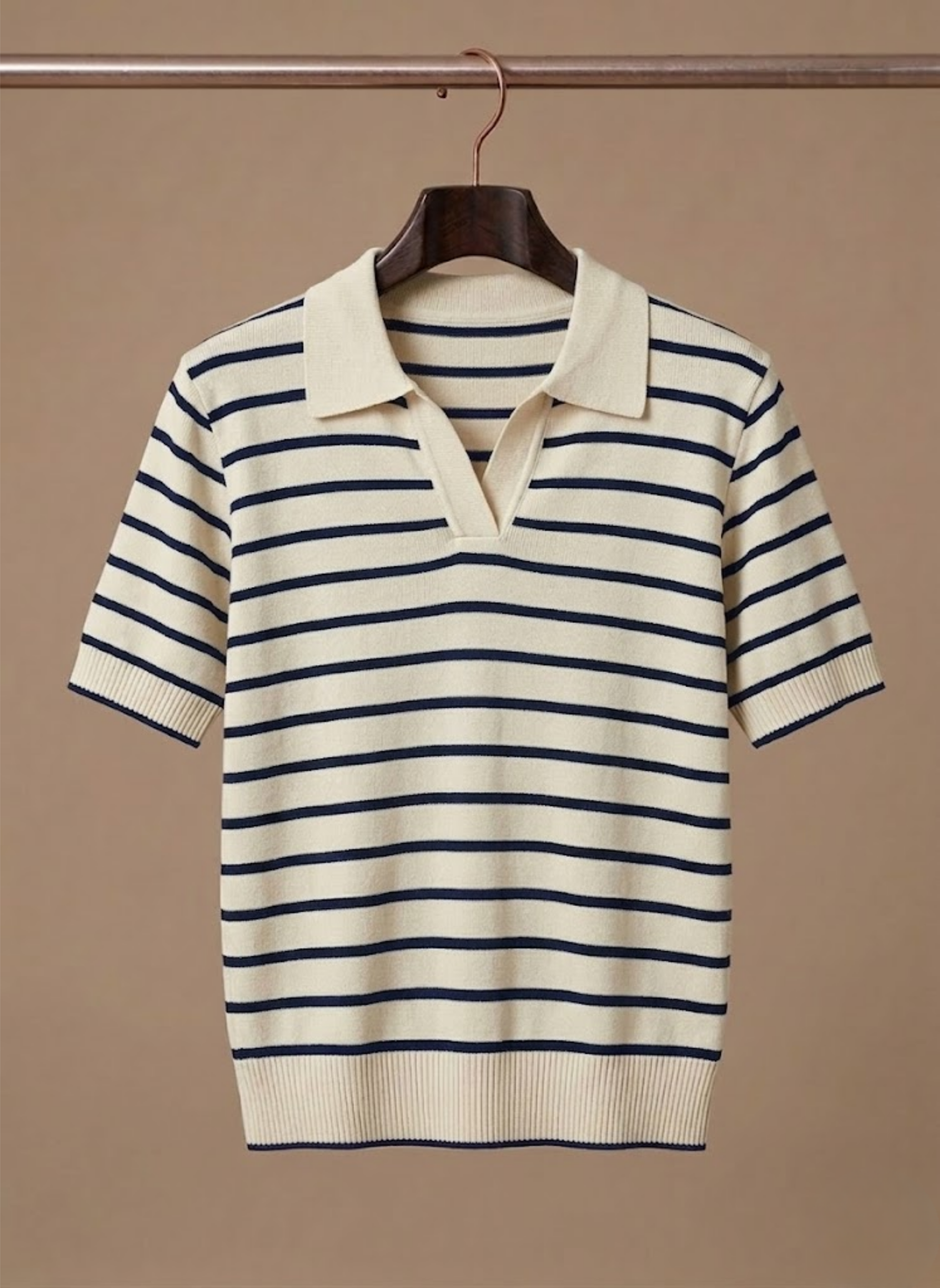 Areleon | Women’s Short Sleeve Knit Polo Sweater – Soft Cotton Summer Top