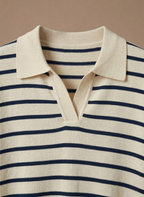 Areleon | Women’s Short Sleeve Knit Polo Sweater – Soft Cotton Summer Top