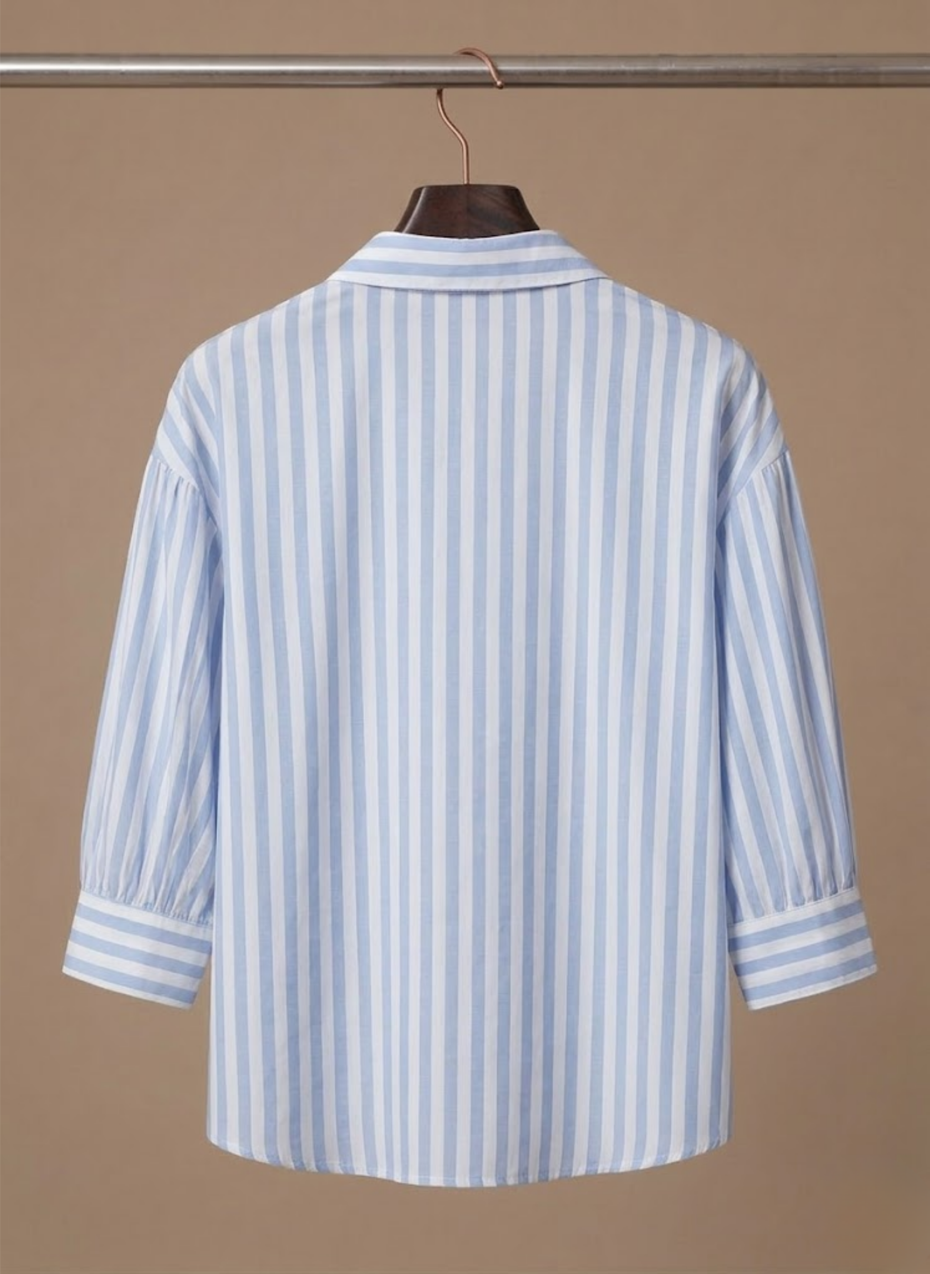 Areleon | Women’s Striped Casual Blouse – Classic Long Sleeve Shirt