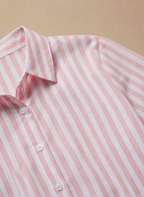 Areleon | Women’s Striped Casual Blouse – Classic Long Sleeve Shirt