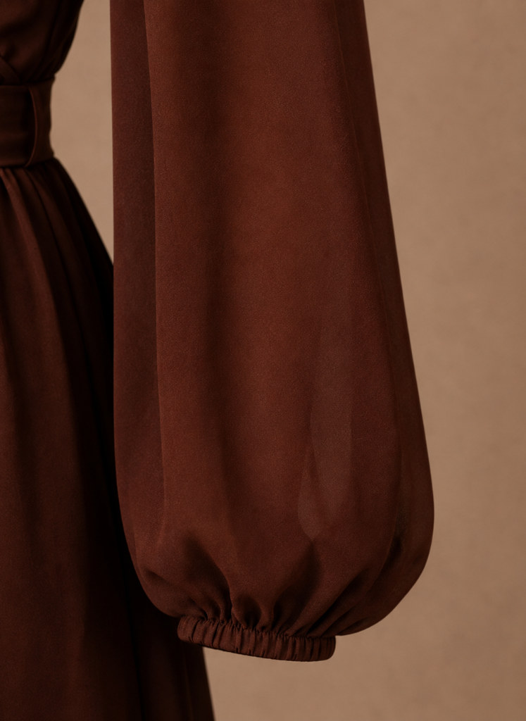 Areleon | Women’s Wrap Dress Long Sleeve Elegant Wedding Guest Dress
