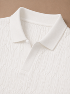 Areleon | Men’s Breathable Luxury Polo Shirt Soft Textured Knit