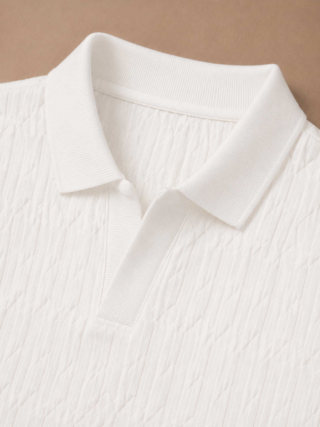 Areleon | Men’s Breathable Luxury Polo Shirt Soft Textured Knit