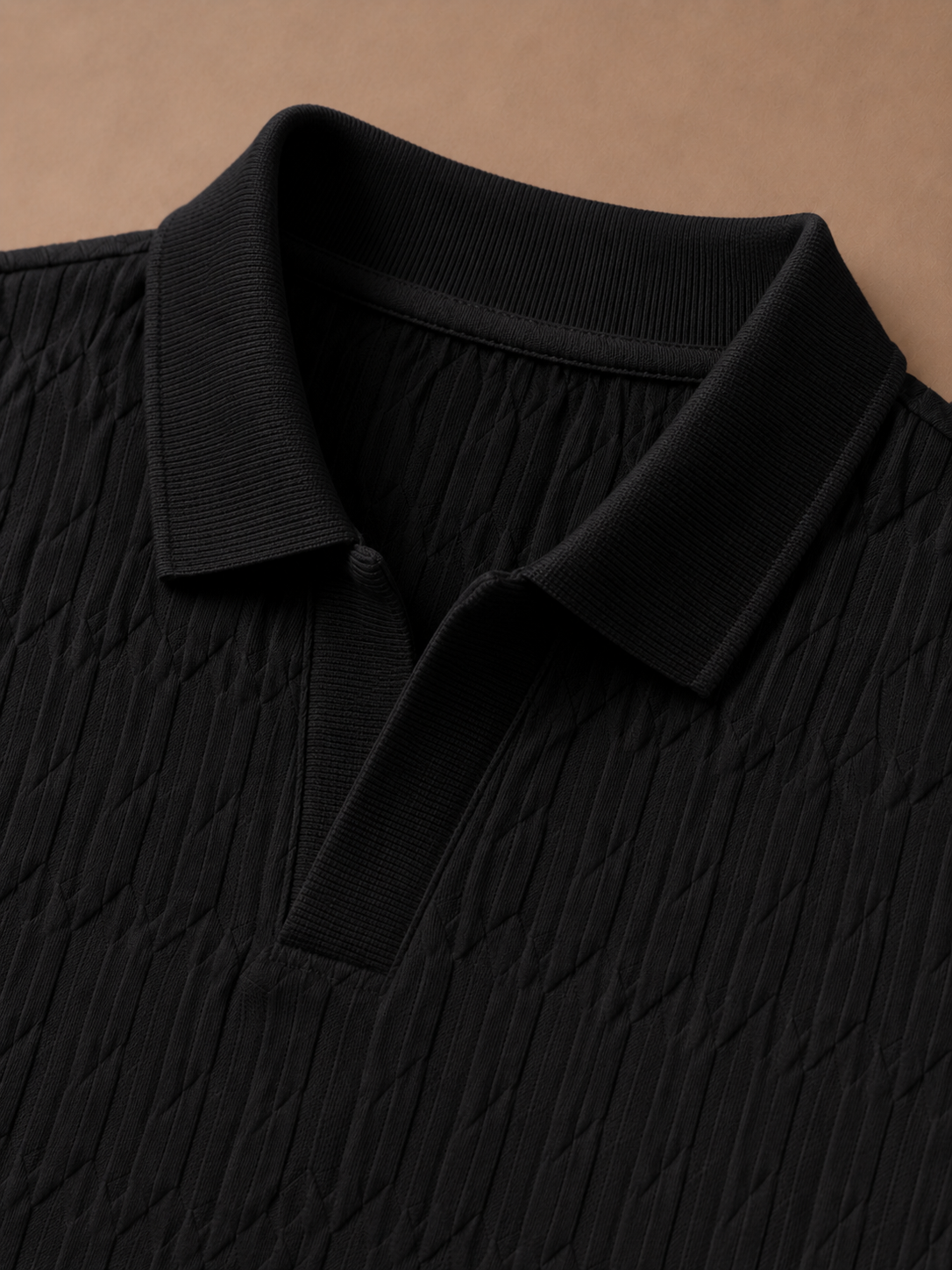 Areleon | Men’s Breathable Luxury Polo Shirt Soft Textured Knit