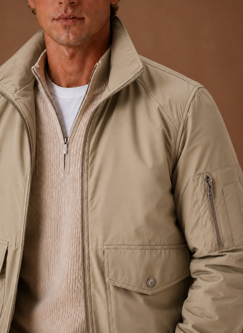 Men's Lightweight Bomber Jacket Casual Zip Jacket | Areleon