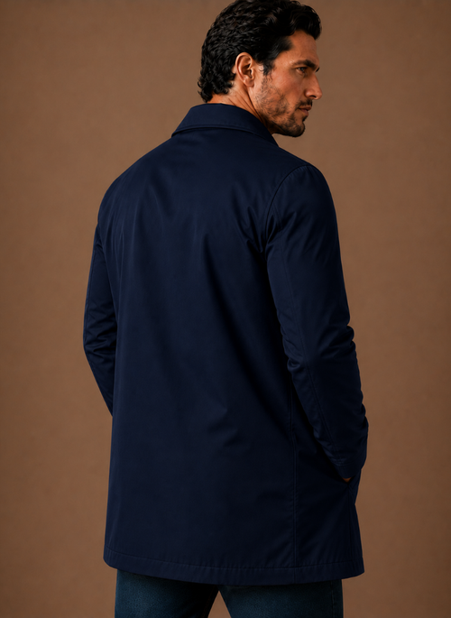 Men's Classic Trench Coat Lightweight Water-Resistant Jacket | Areleon