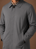 Men's Classic Trench Coat Lightweight Water-Resistant Jacket | Areleon
