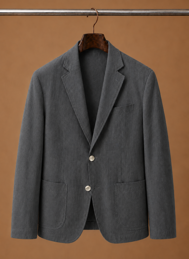 Men's Linen Style Blazer – Tailored Smart Casual Lightweight | Areleon