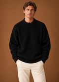 Men's Chunky Knit Crewneck Sweater | Areleon