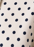 Women's Polka Dot Lightweight Jacket Casual Drawstring Coat | Areleon