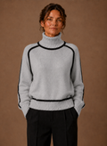 Women's Wool Blend Turtleneck Knit Sweater | Areleon