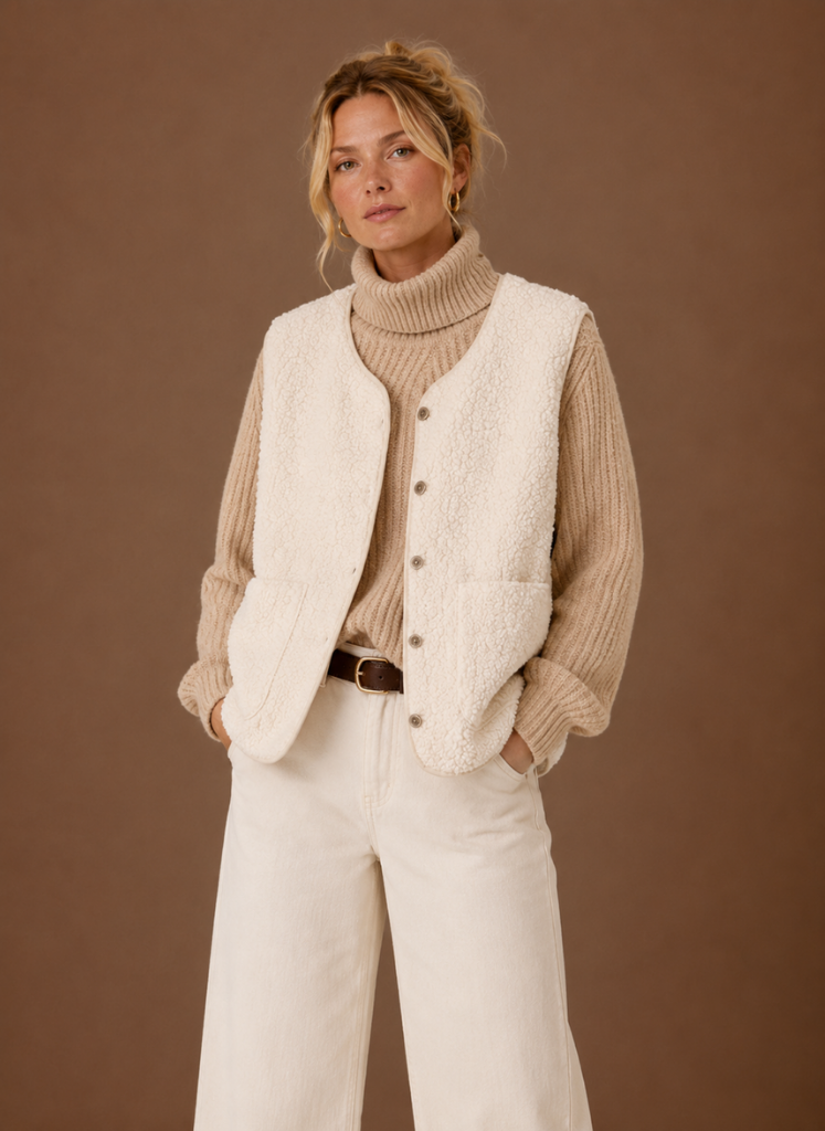 Women's Teddy Fleece Vest | Areleon