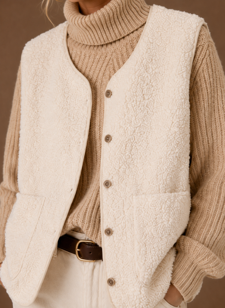 Women's Teddy Fleece Vest | Areleon