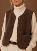 Women's Teddy Fleece Vest | Areleon