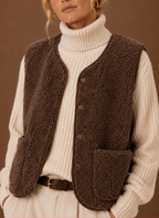 Women's Teddy Fleece Vest | Areleon