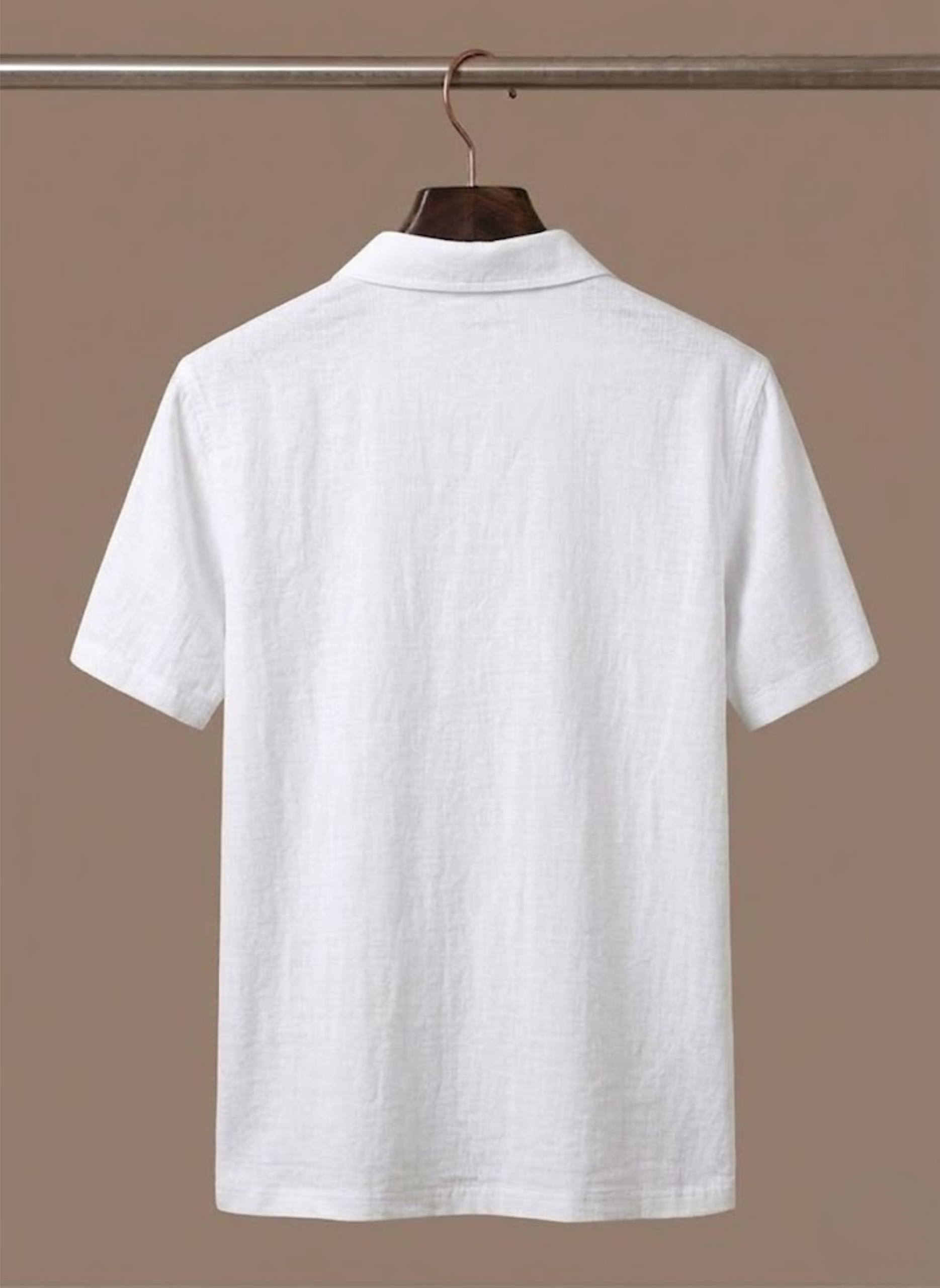 Areleon | Men’s Linen Beach Shirt Lightweight Breathable Summer Button Up