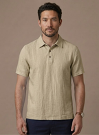 Areleon | Men’s Linen Beach Shirt Lightweight Breathable Summer Button Up