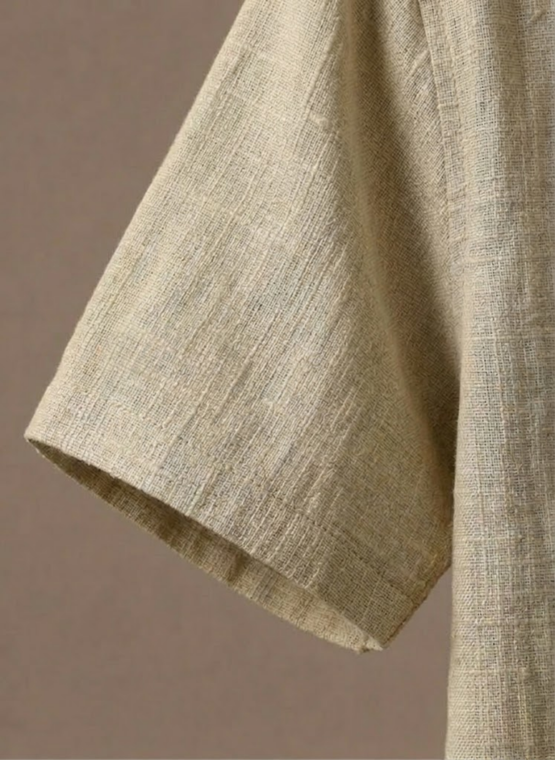 Areleon | Men’s Linen Beach Shirt Lightweight Breathable Summer Button Up