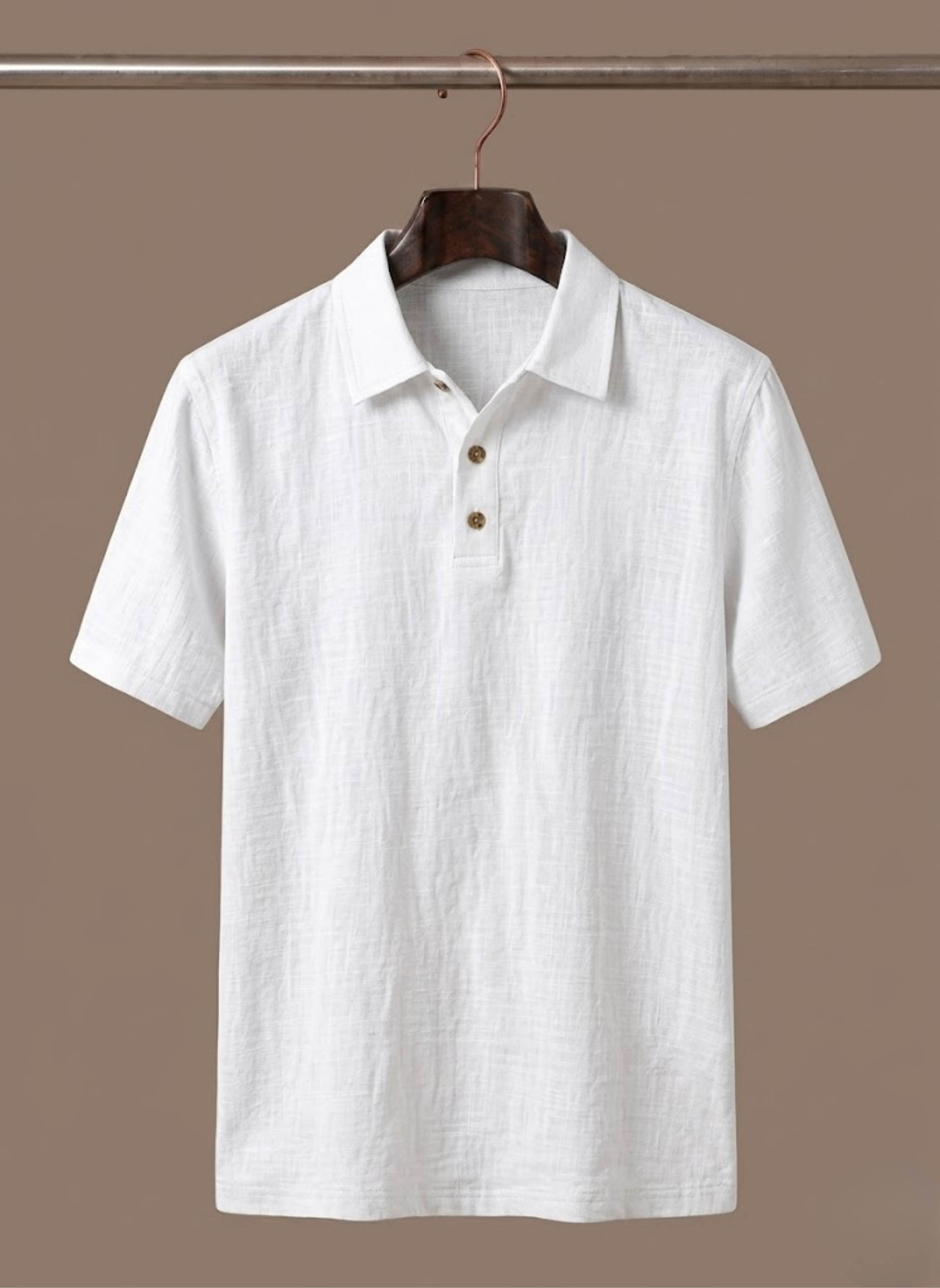 Areleon | Men’s Linen Beach Shirt Lightweight Breathable Summer Button Up