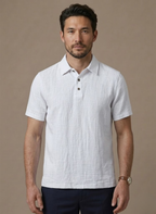 Areleon | Men’s Linen Beach Shirt Lightweight Breathable Summer Button Up