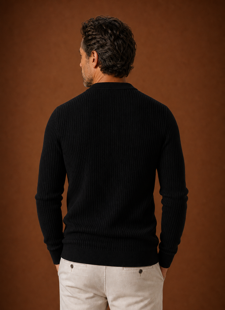 Back view of the Areleon men's sweater shirt showing a clean silhouette