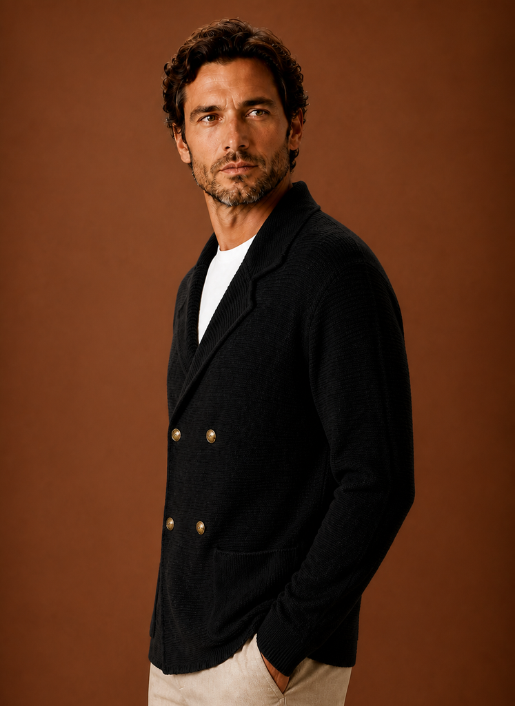 Men's Knit Cardigan Sweater | Areleon
