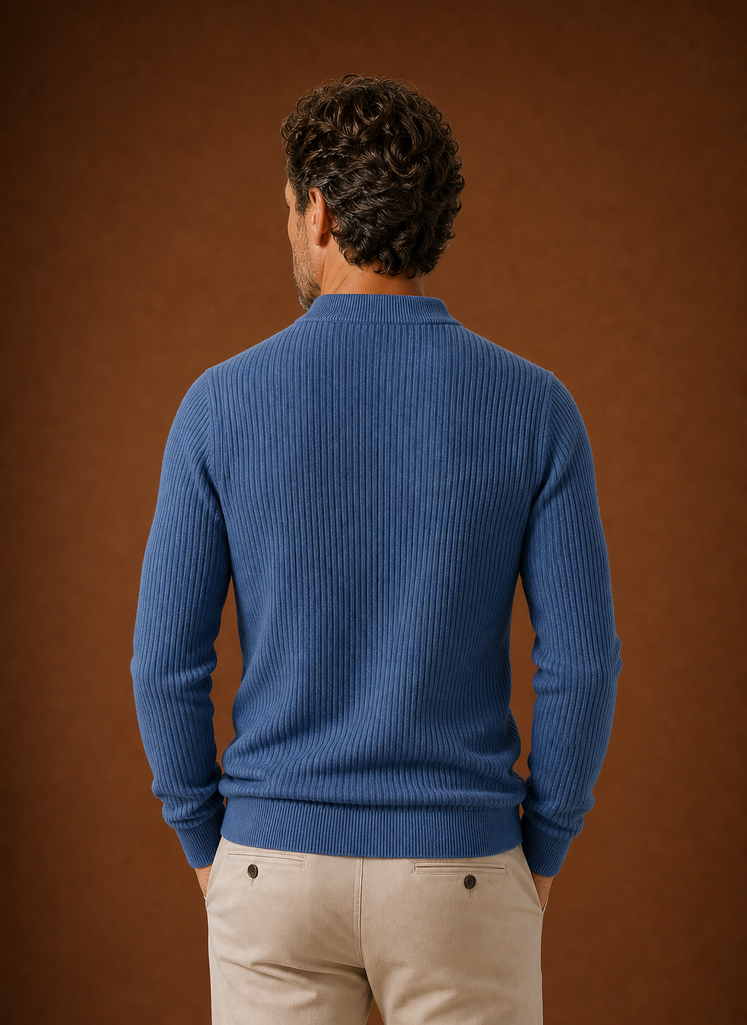 Back view of the Areleon men's sweater shirt showing a clean silhouette