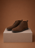 Men's Lace Up Chukka Ankle Boots front view